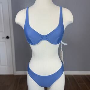 Rhythm. Classic Bikini Set, Steel Blue, L